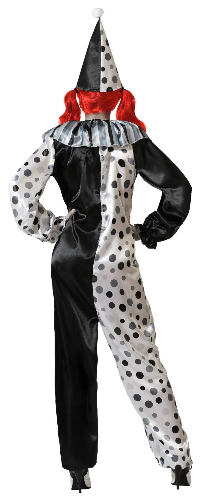 Disfraz de Payaso Asesino Blanco y Negro para Adulto Payasos Asesinos Atosa